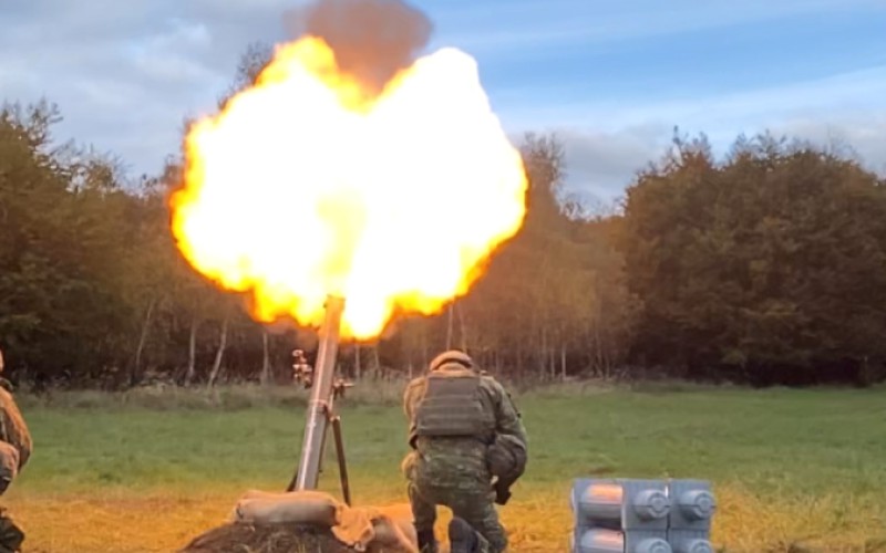 Odborná príprava študentov - delostrelcov