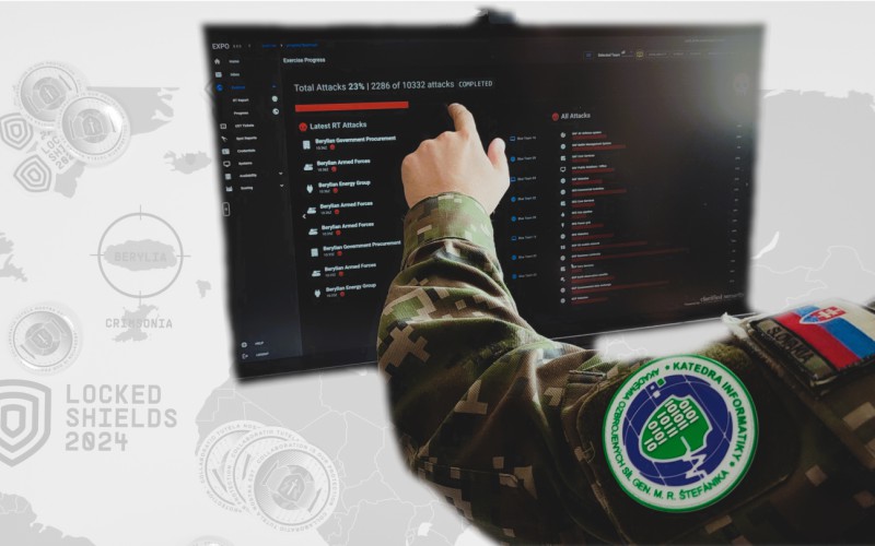 Katedra informatiky na kybernetickom cvičení NATO