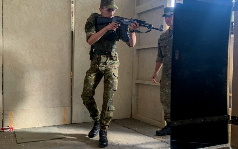 Preskúšanie prvákov zo streleckej prípravy