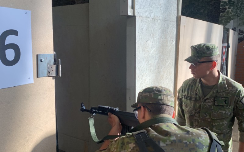 Preskúšanie prvákov zo streleckej prípravy