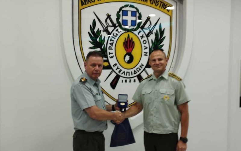 Návšteva partnerskej vojenskej akadémie v Aténach