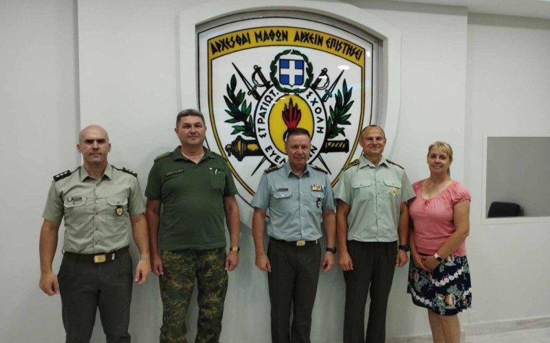 Návšteva partnerskej vojenskej akadémie v Aténach