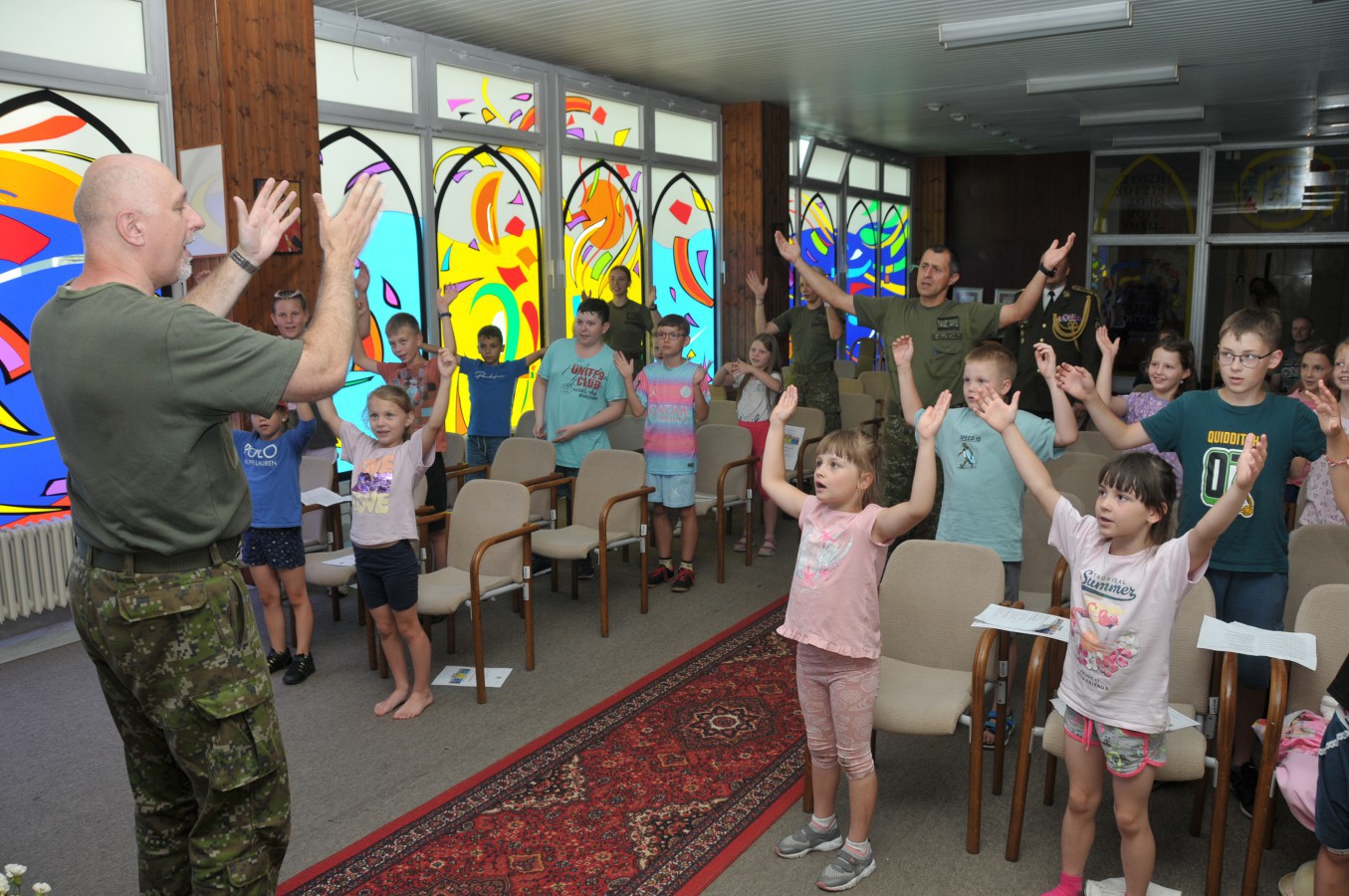 Denný biblický tábor v Akadémii ozbrojených síl