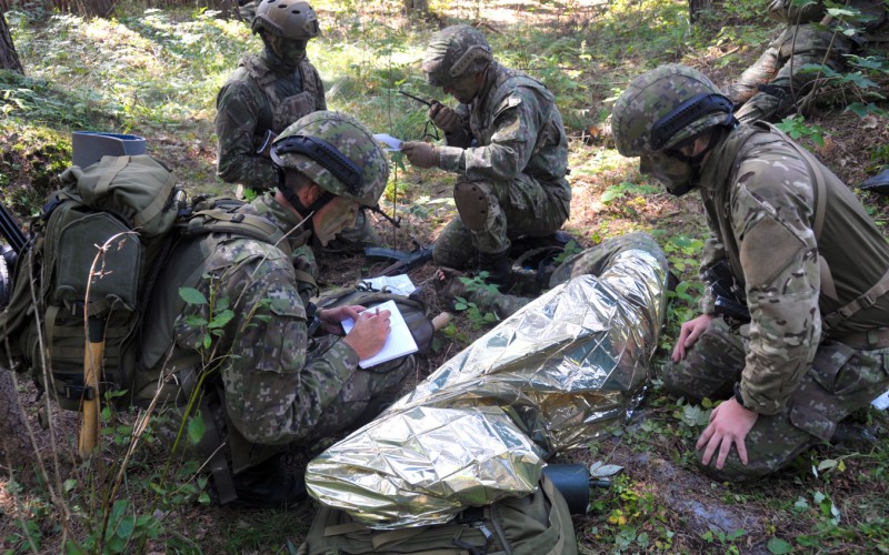 Sústredený poľný výcvik kadetov AOS