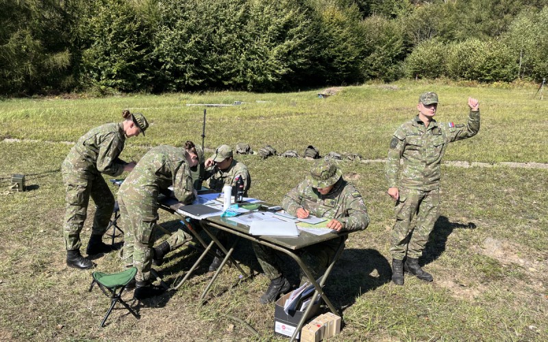 Bojové školské streľby delostrelcov