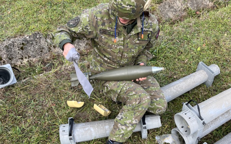 Bojové školské streľby delostrelcov