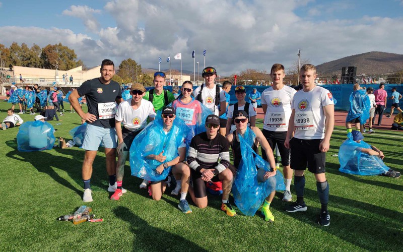 Kadeti AOS bojovali na maratóne v Aténach