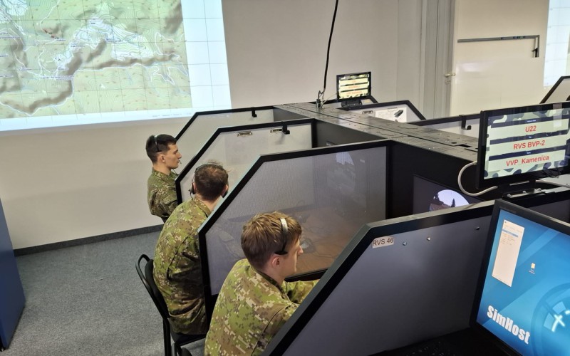 Cvičenie kadetov 3. ročníka