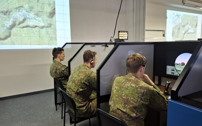 Cvičenie kadetov 3. ročníka