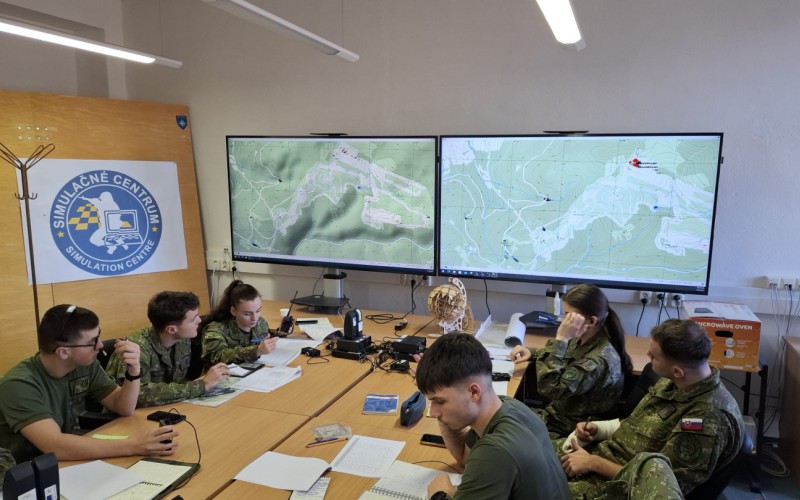 Cvičenie kadetov 3. ročníka