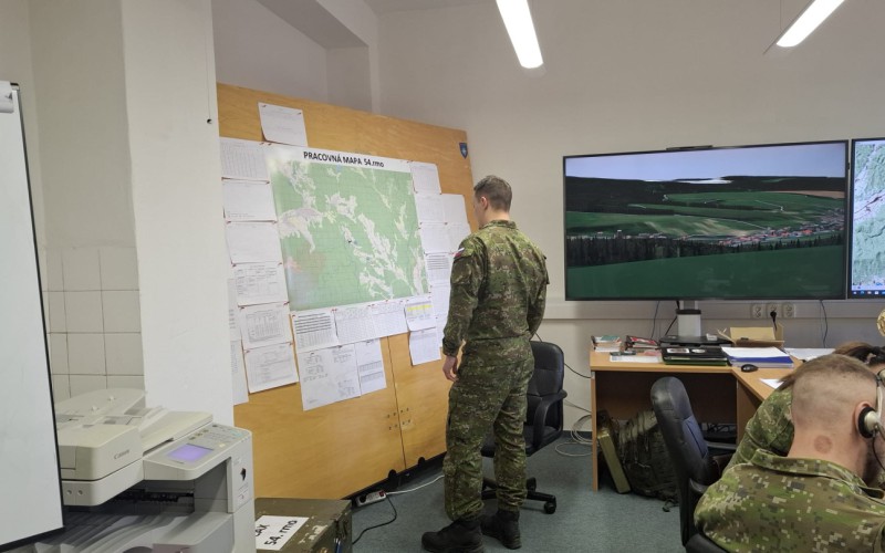 Cvičenie 54. raketometného oddielu