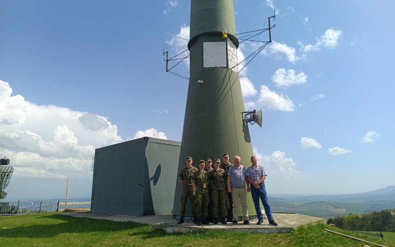 Ukážka novej techniky rádiotechnického prieskumu