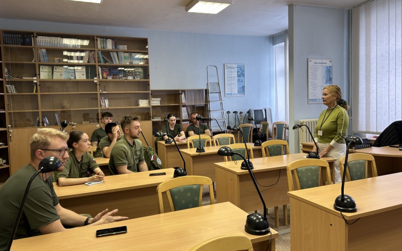 American lecturer Susie Naughton at our department