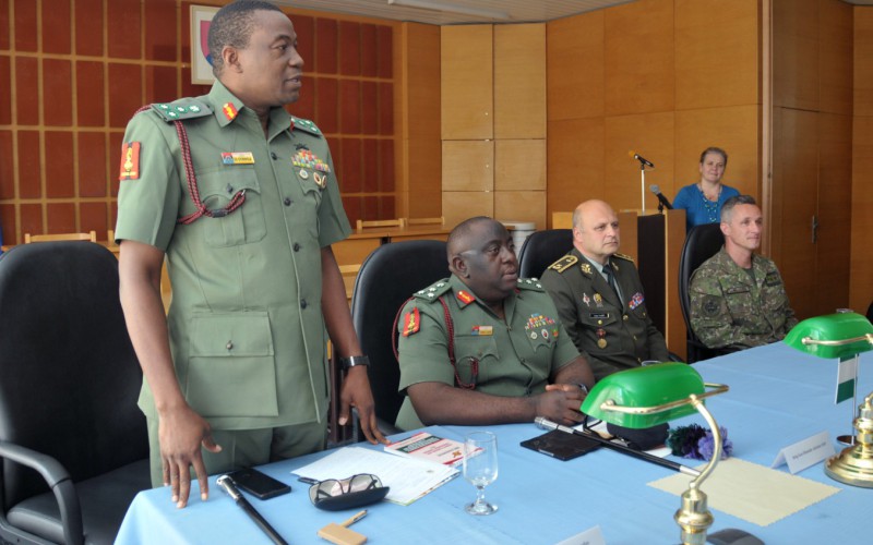 Visit of the Nigerian National Defence College to the Armed Forces Academy