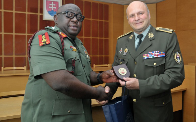 Visit of the Nigerian National Defence College to the Armed Forces Academy