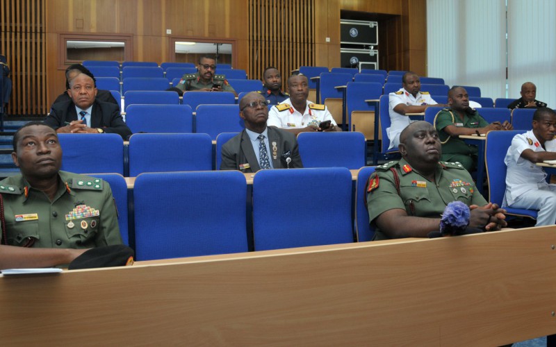 Visit of the Nigerian National Defence College to the Armed Forces Academy