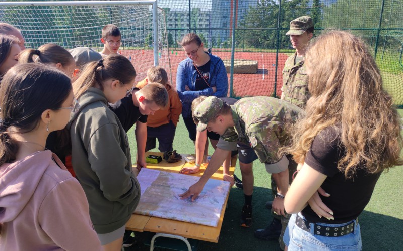 Výchovno-vzdelávacie cvičenie s kadetmi AOS