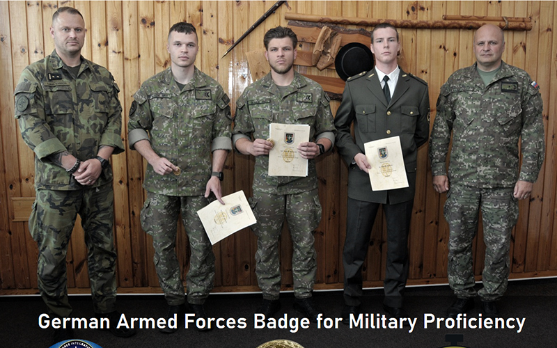 Zlaté úspechy príslušníkov AOS v rámci nemeckého vojenského hodnotenia