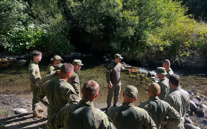 Špeciálny výcvik prieskumných jednotiek pod vedením KTVŠ AOS