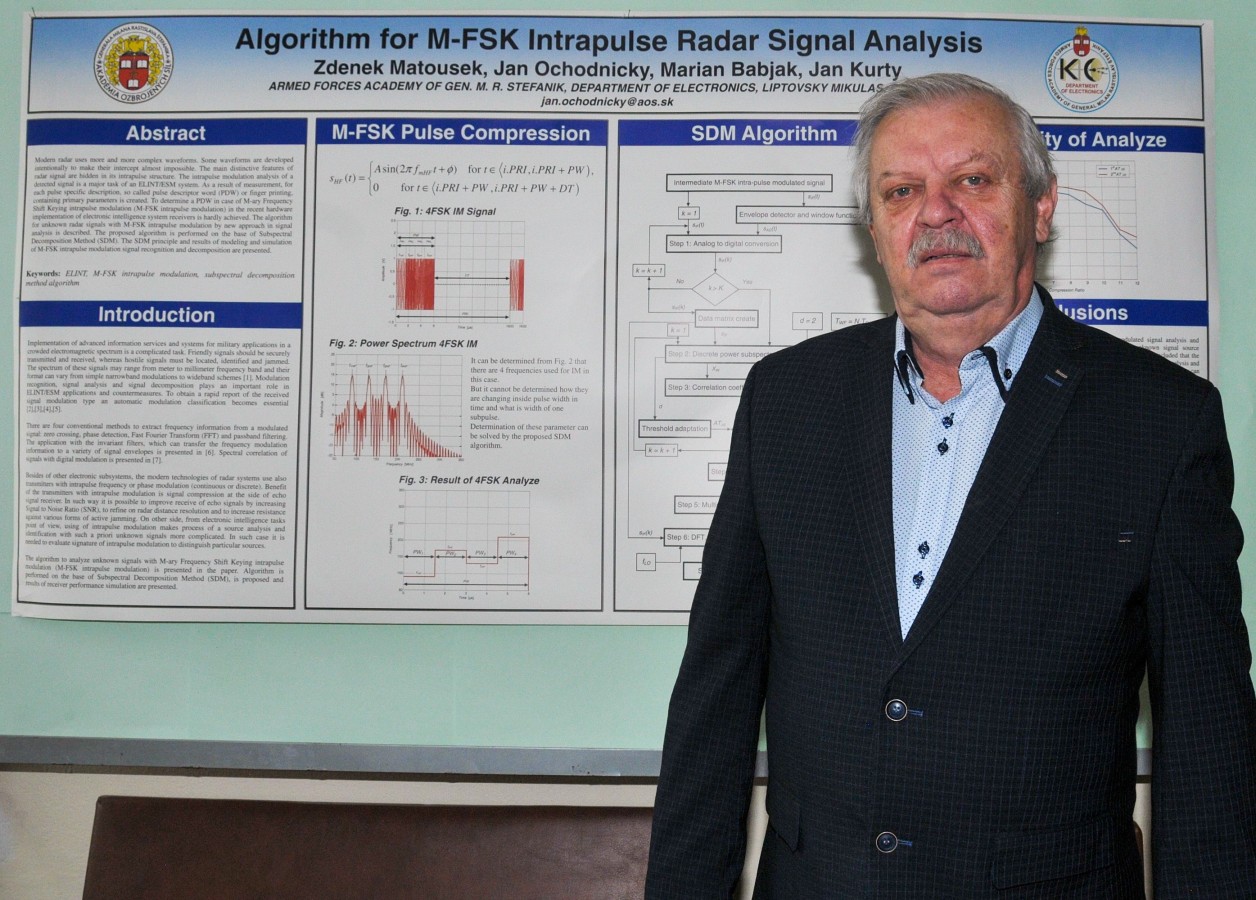 Významný vedec Zdeněk Matoušek z Akadémie ozbrojených síl