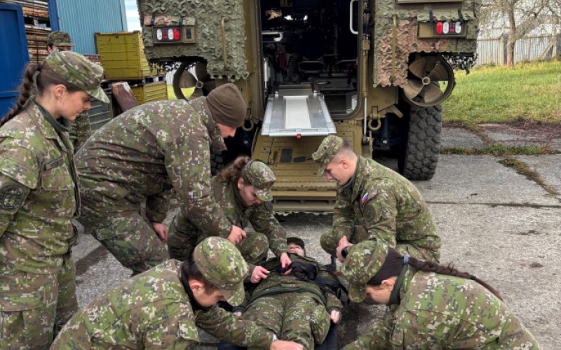 Praktické zamestnanie v oblasti logistiky vojenského zdravotníctva