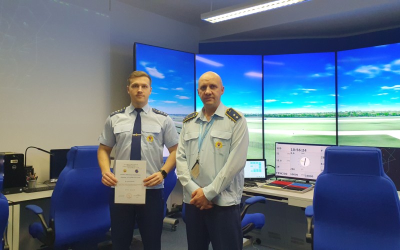 Kvalifikačný výcvik študenta AOS na simulačnom centre AOS