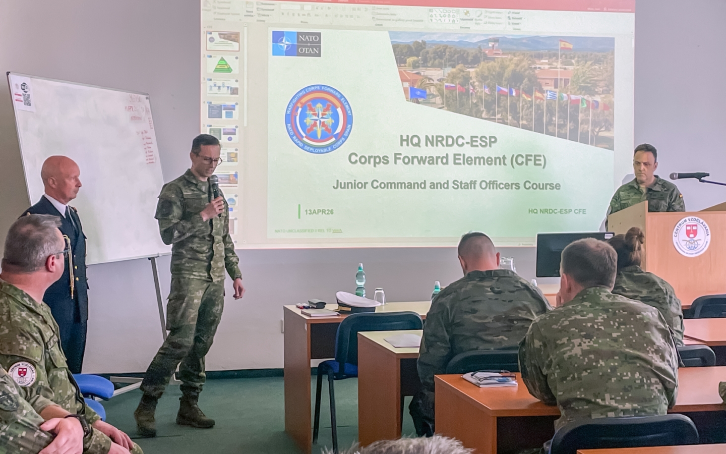Spanish Visit at Professional Military Education Center