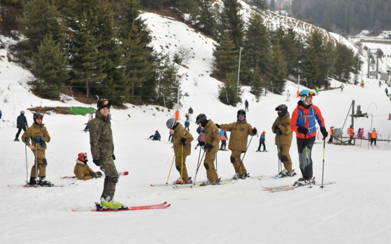 Zimný výcvik kadetov