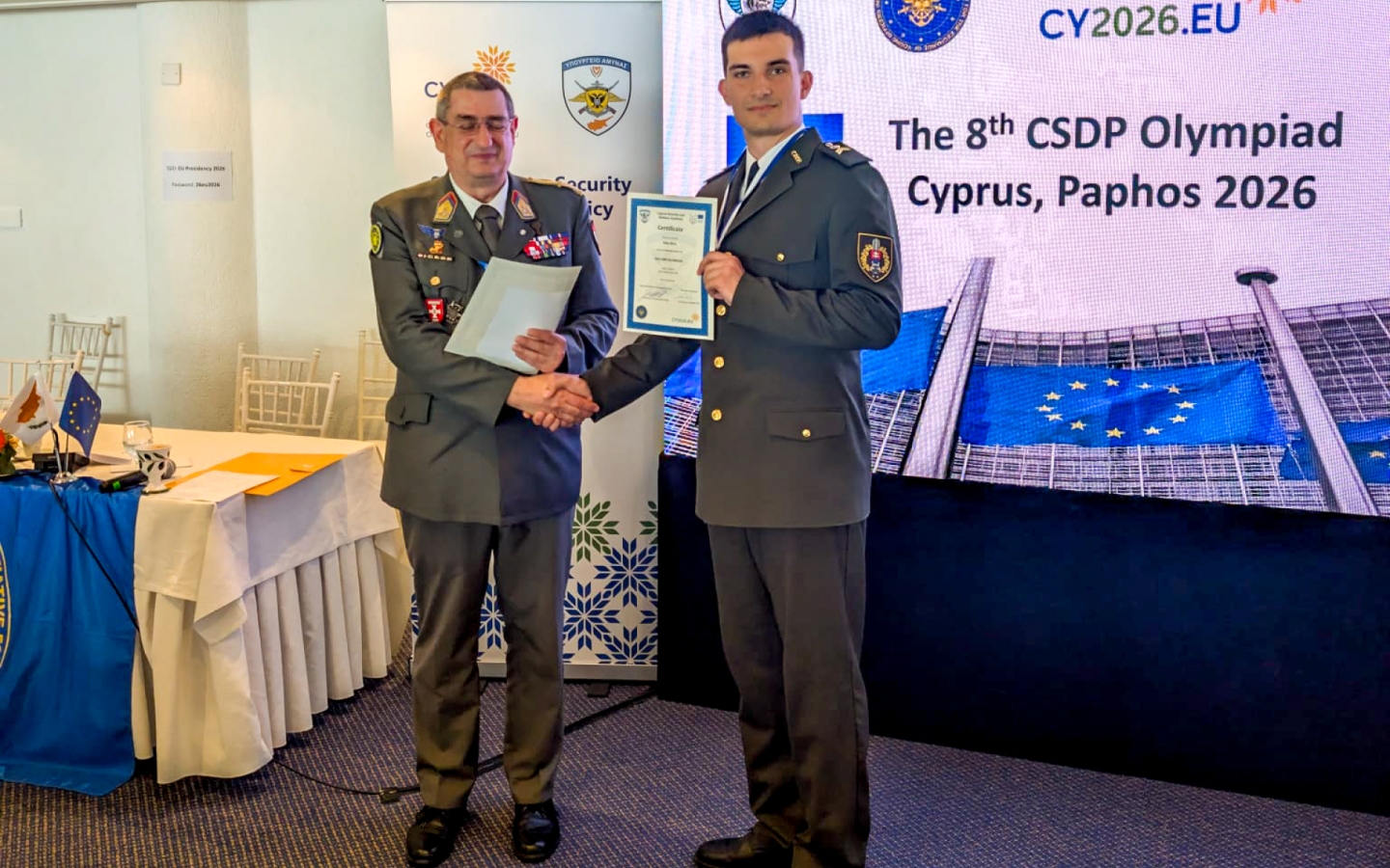 Historický úspech kadetov na Olympiáde spoločnej bezpečnostnej a obrannej politiky EÚ