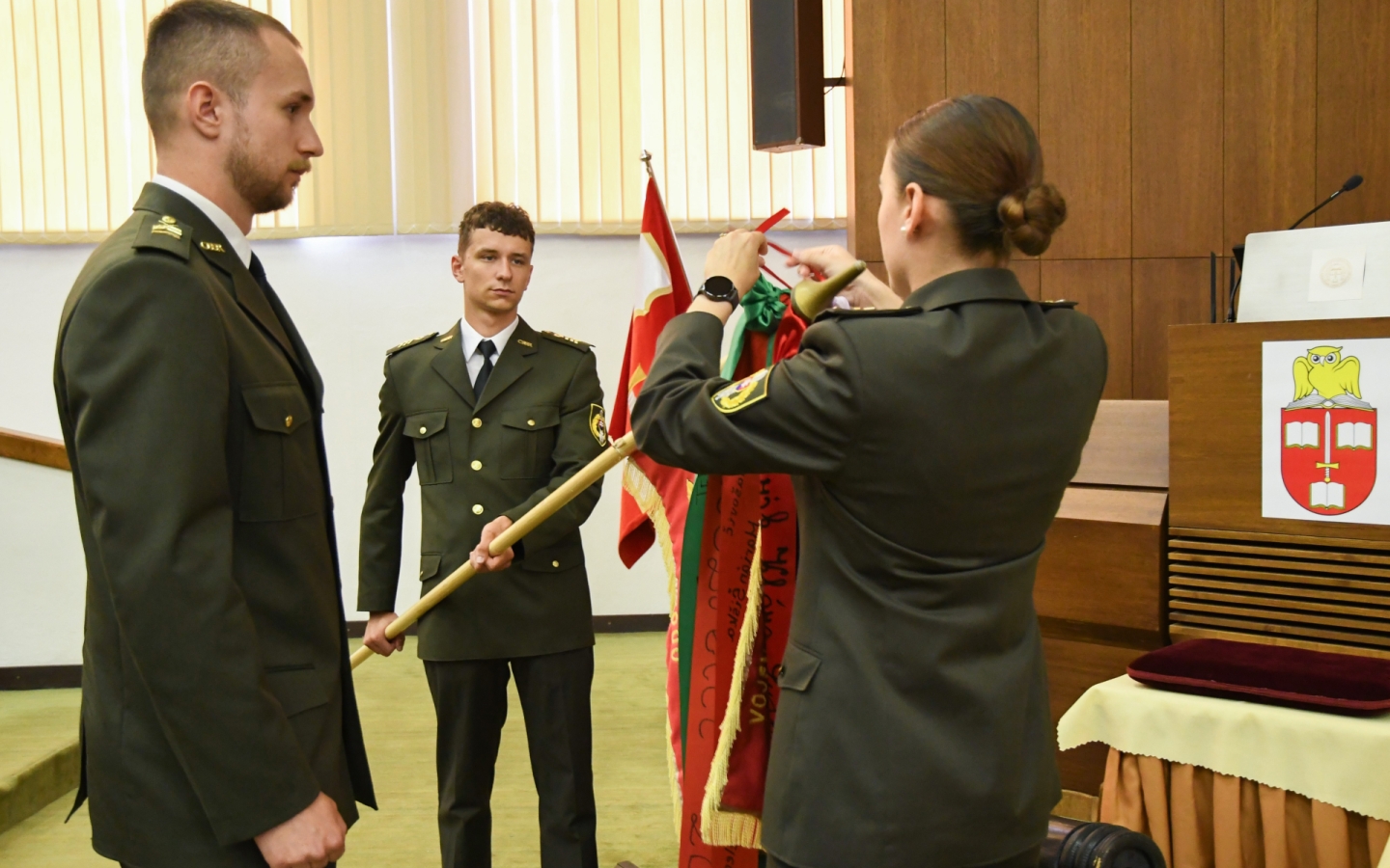 Slávnostné vyradenie delostrelcov