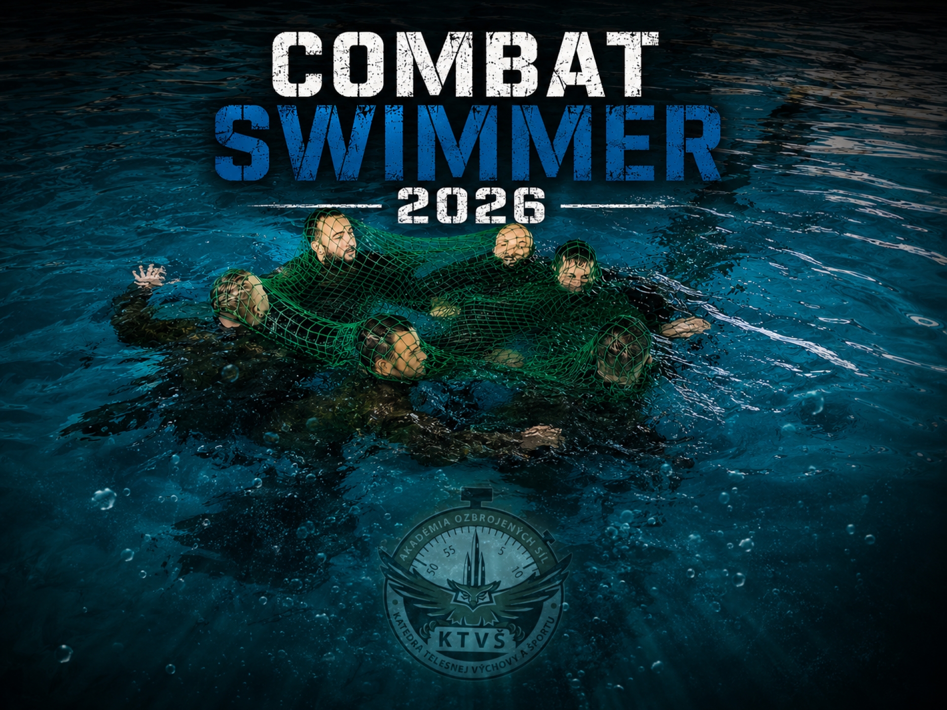 Kurz Combat Swimmer 2026 úspešne pripravil nových cvičiteľov a inštruktora vojensko-praktického plávania