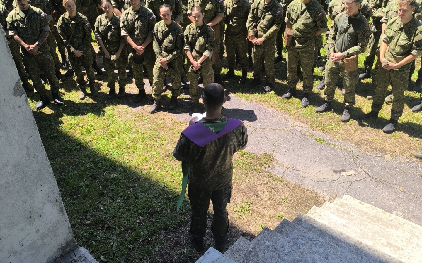Sústredený poľný výcvik kadetov 1. ročníka KRIVÁŇ