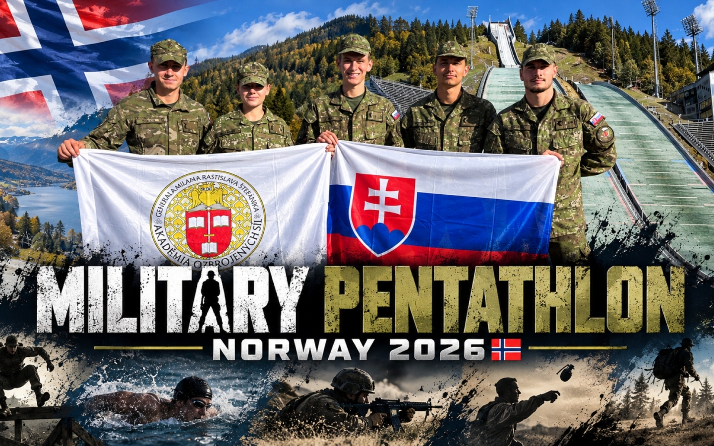 Kadetom sa v Nórsku podaril výnimočný úspech v Military Pentathlone