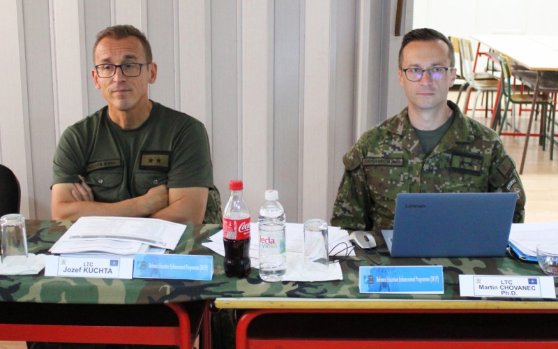 We continue to support the Armed Forces of Bosnia and Herzegovina