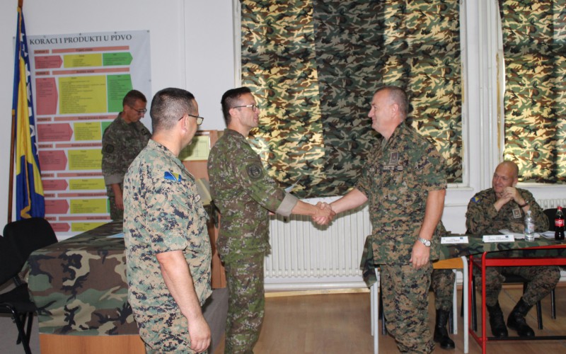 We continue to support the Armed Forces of Bosnia and Herzegovina