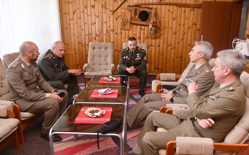 Representatives of the Training Command and Application School of the Army from Turin at AFA