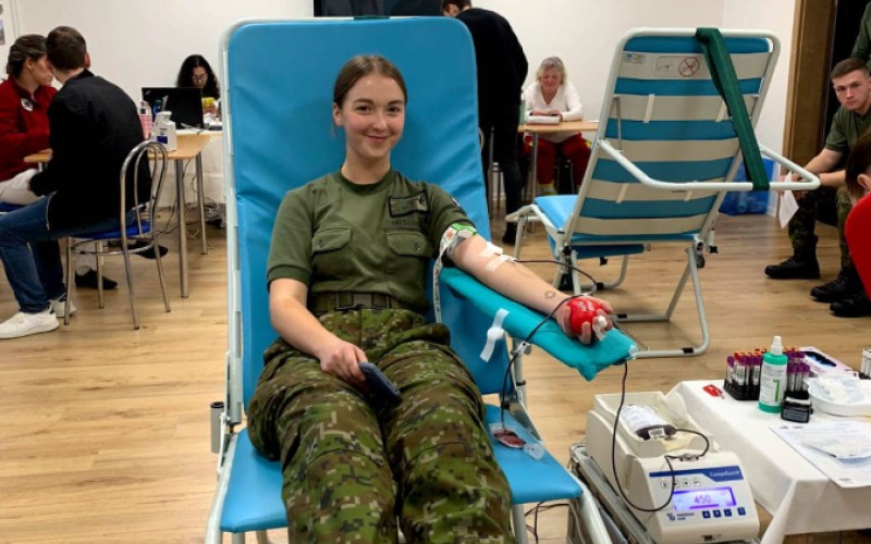 Kadeti leteckých odborností darovali krv