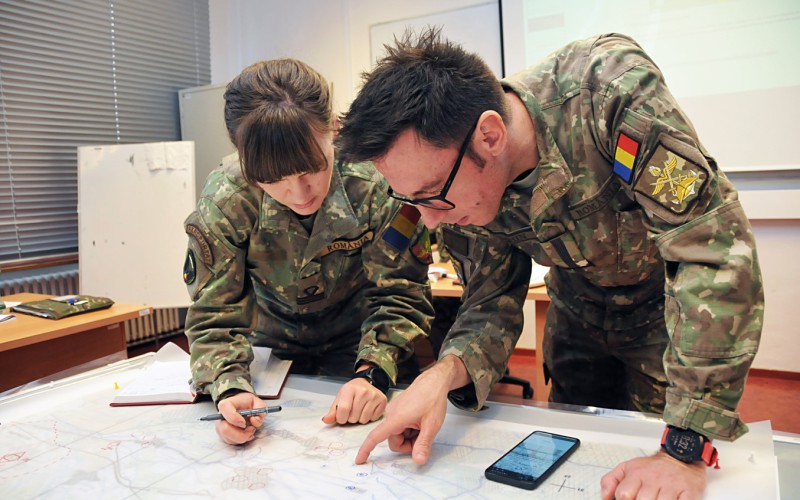 Joint exercise Chopok with the participants of the Romanian course