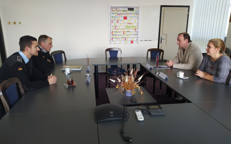 Meeting with the Defense Attaché of the Federal Republic of Germany