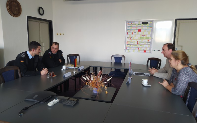 Meeting with the Defense Attaché of the Federal Republic of Germany