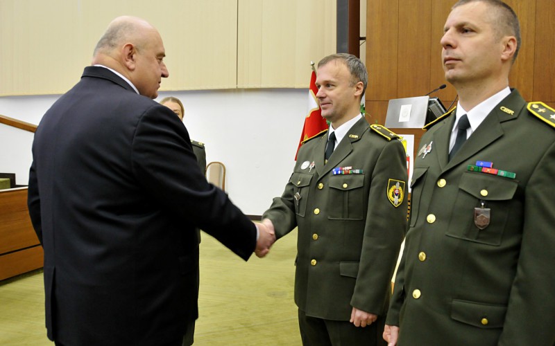 Slávnostný nástup k 30. výročiu vzniku SR