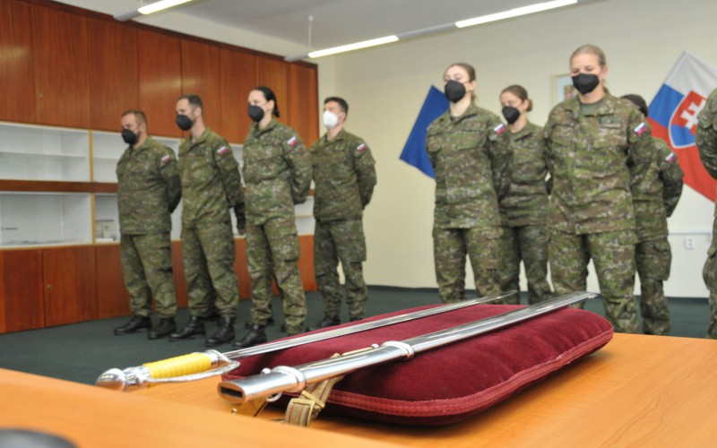 Ukončenie 26. DKAVŠ pre odbornosť vojenské zdravotníctvo