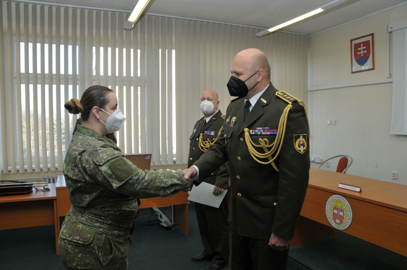 Ukončenie 26. DKAVŠ pre odbornosť vojenské zdravotníctvo