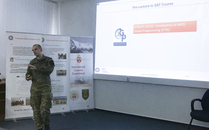 Our officers took part at NATO School Oberammergau (NSO) courses in order to be prepared for NATO re-accreditation