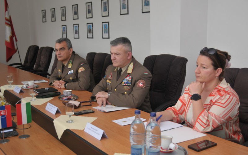 A visit from a partner military educational institution from Hungary