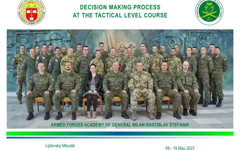 A visit from a partner military educational institution from Hungary