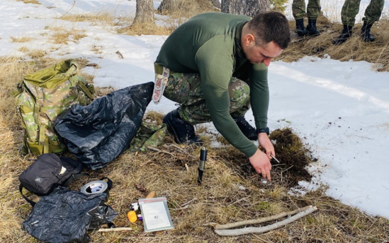 Zimný výcvik kadetov