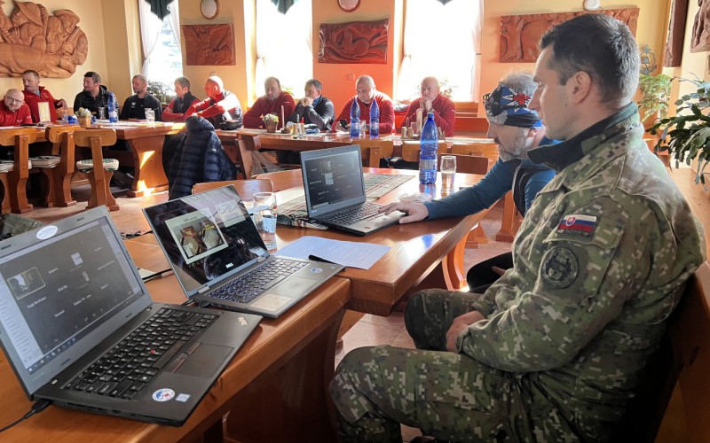 Medzinárodné školenie horských záchranárov