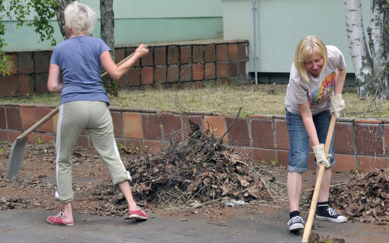 Skrášľovanie vonkajších priestorov akadémie