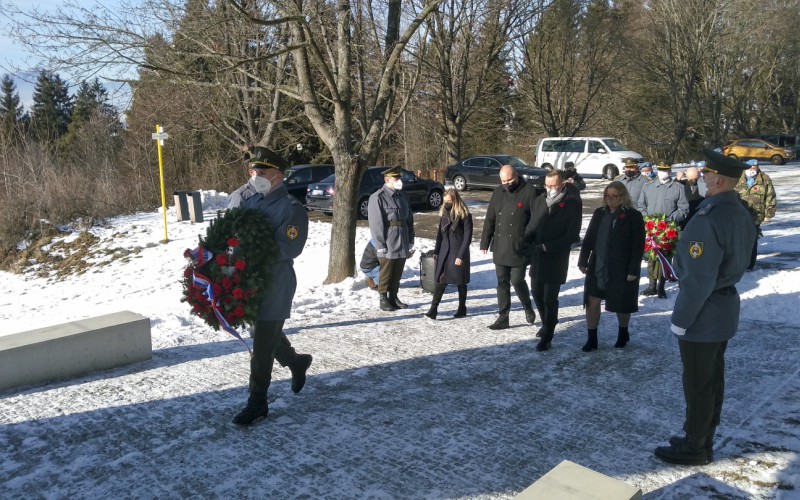 Spomienka na obete leteckého nešťastia pri obci Hejce